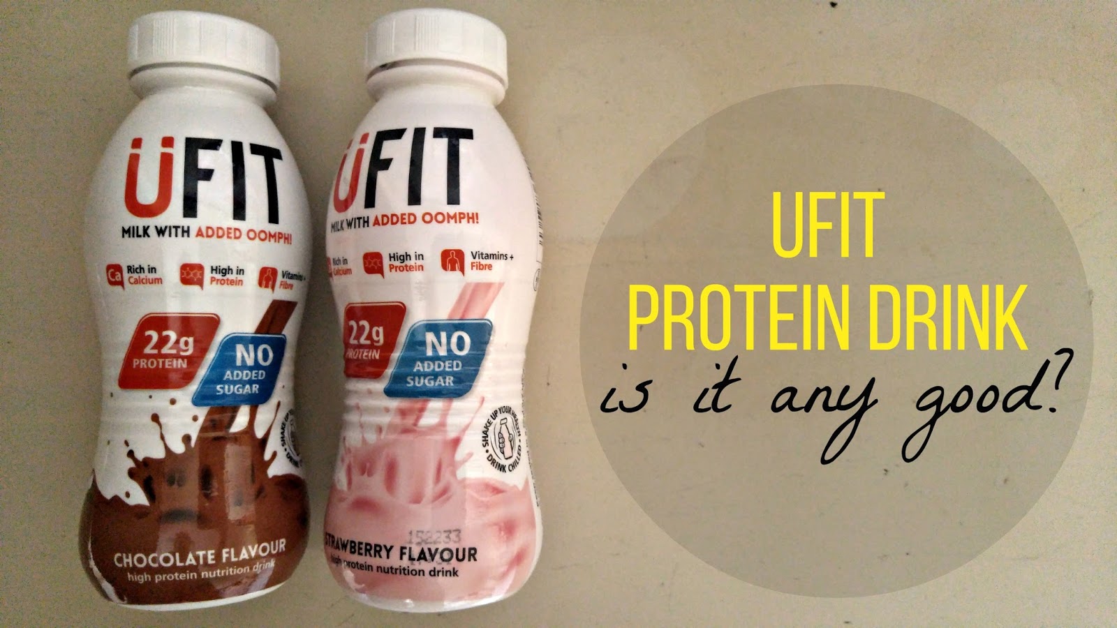 Ufit Protein Drink Review // Are ready made protein shakes any good