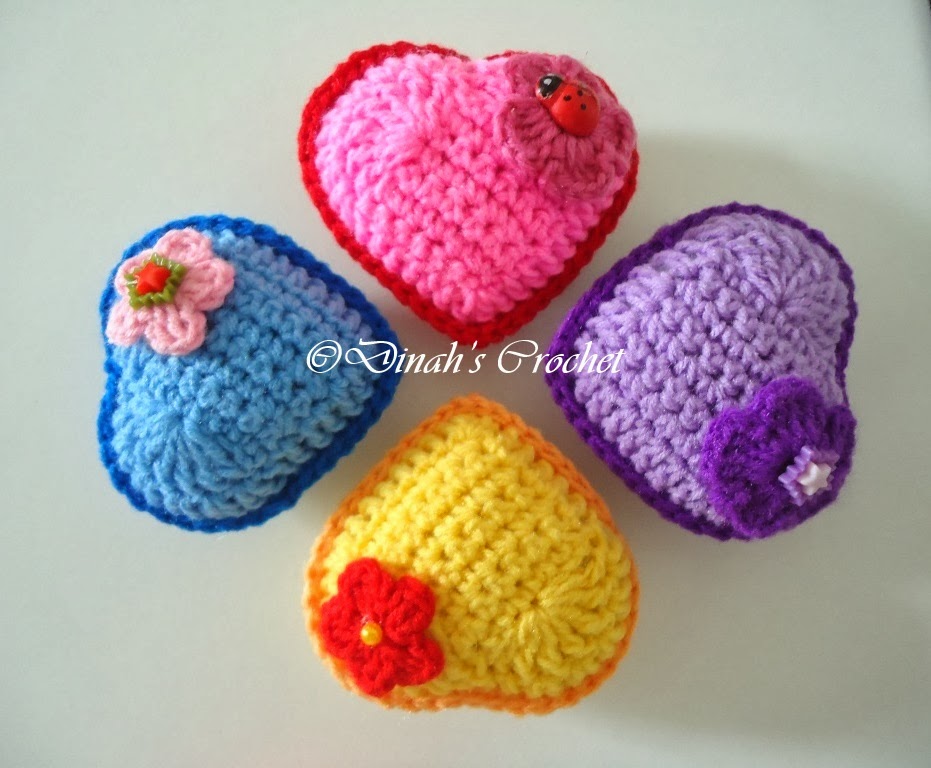 Dinah Crochet Keychains and pincushion