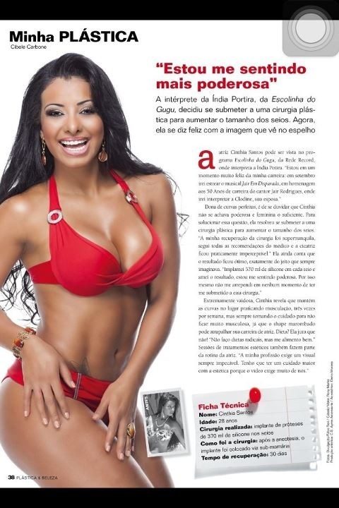 Matéria para revista Plástica e beleza