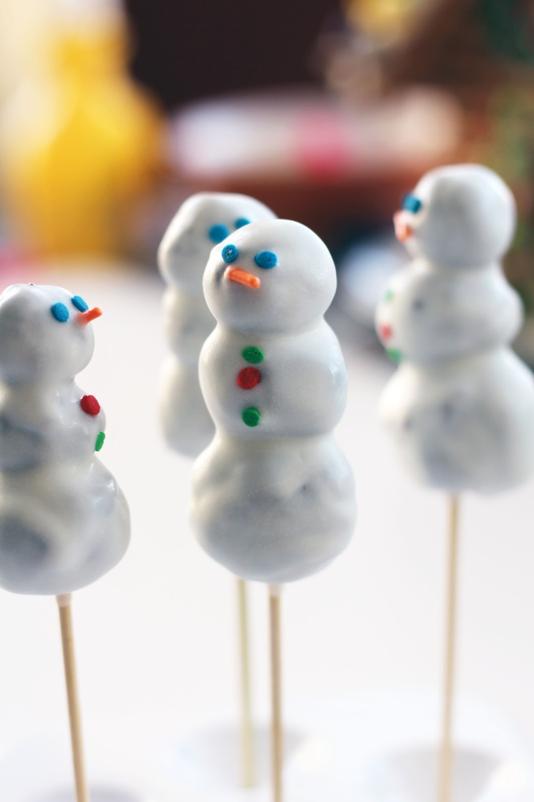 Worth pinning snowman brownies on a stick