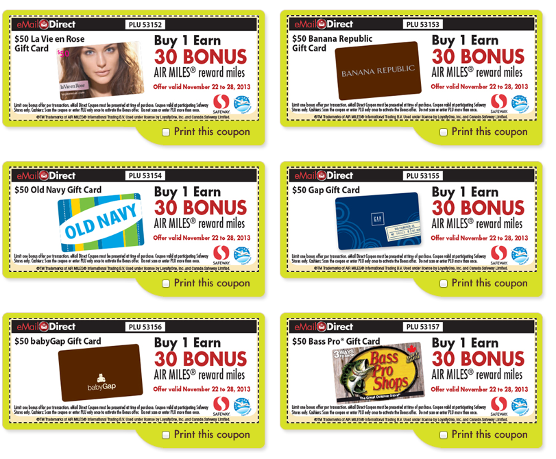 rewards canada earn up to 30 bonus air miles per card canada safeway flyer vancouver