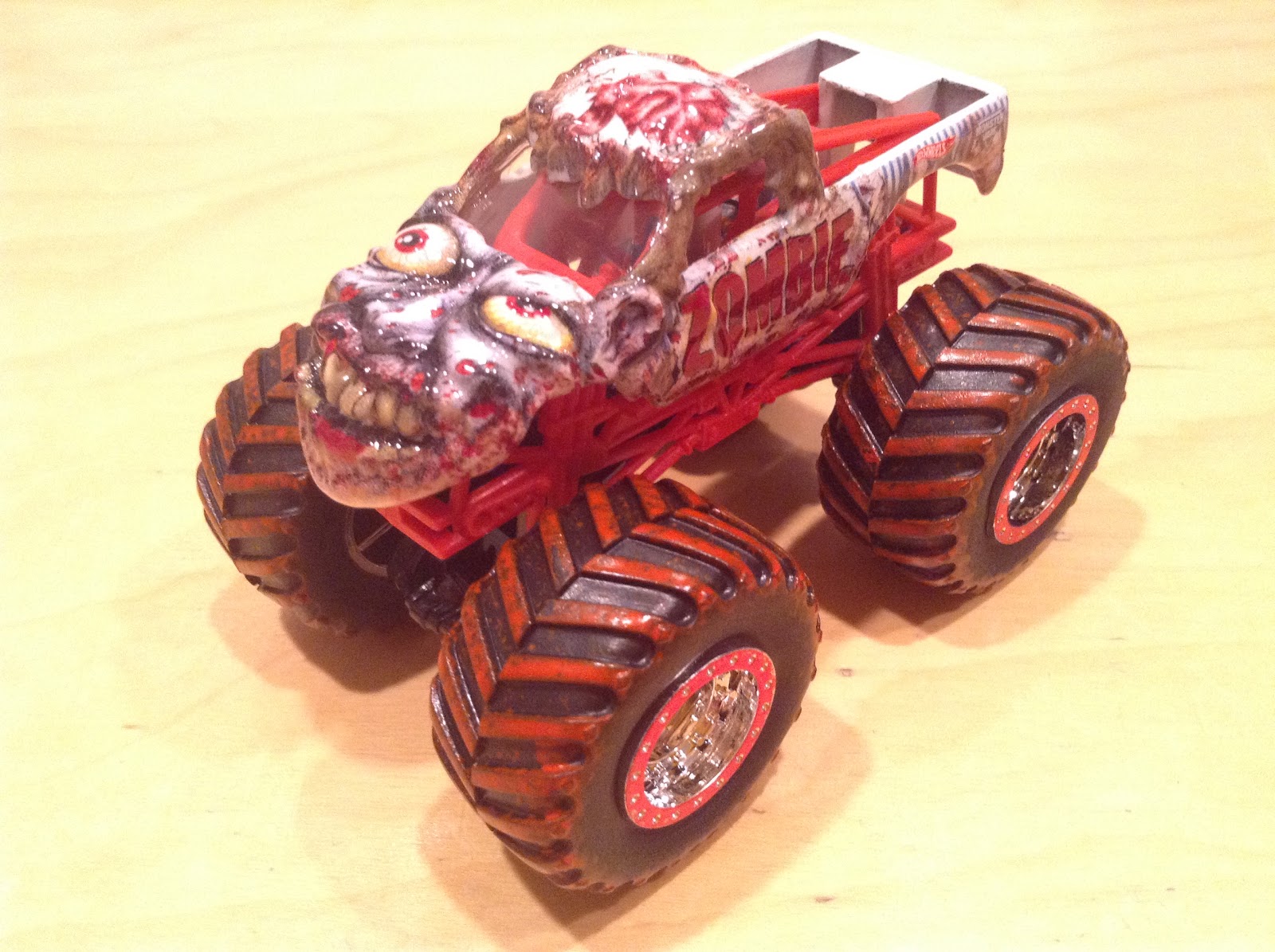 Julian's Hot Wheels Blog Zombie Monster Jam Truck (2015 Walmart