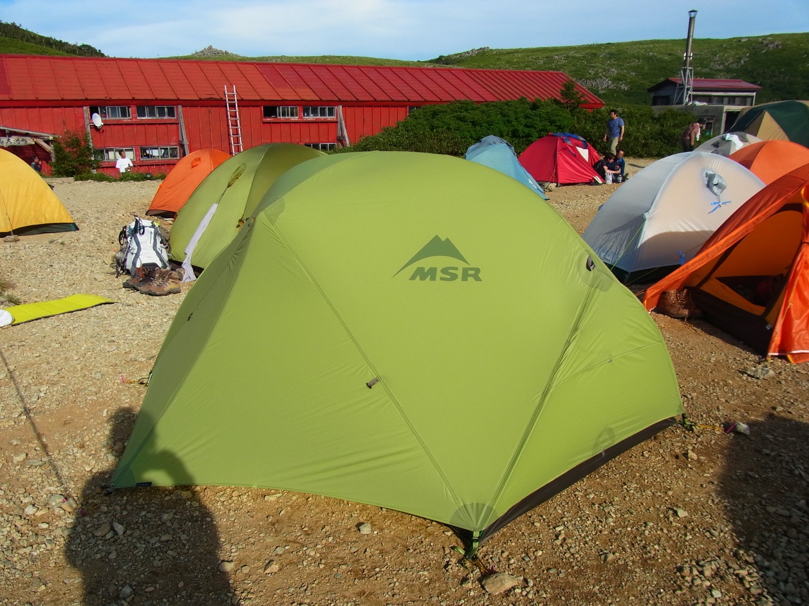 キノコのお気に召すまま 初のお一人サマ テント
