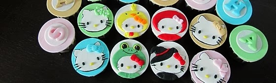 Picture of Hello Kitty Cupcakes