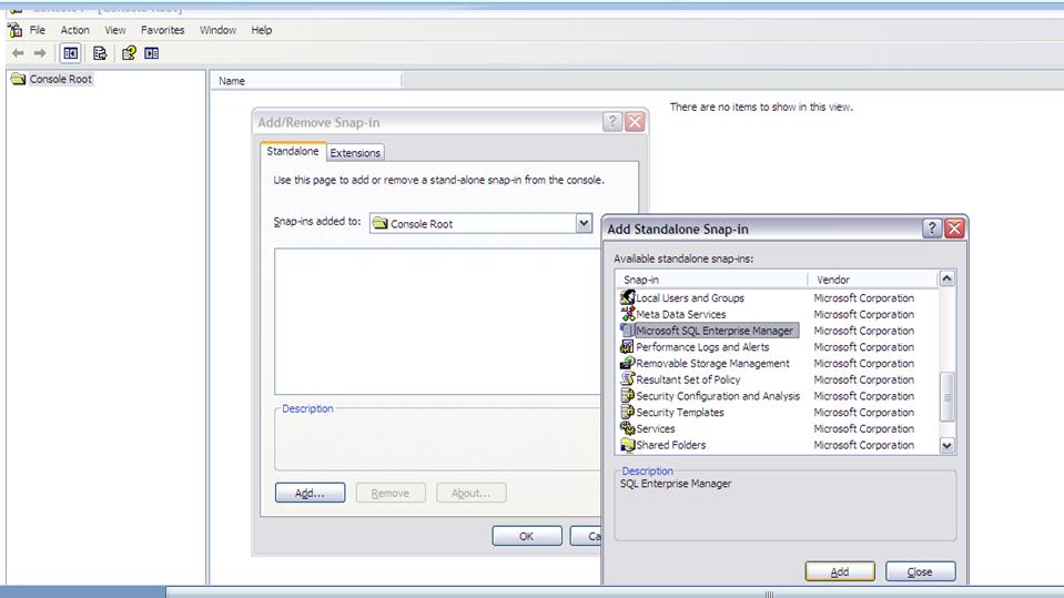 My Path in SEQUEL!!: SQL server Enterprise Manager is not opening when