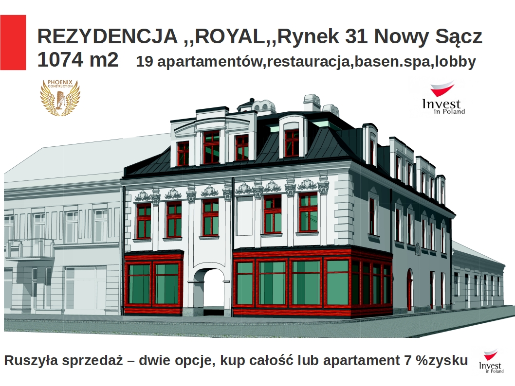 Rezydencja Apartament Inwestycja w Nowym Sączu