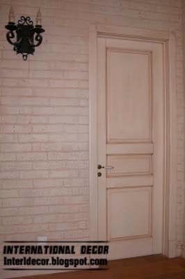 Provence style interior white door design