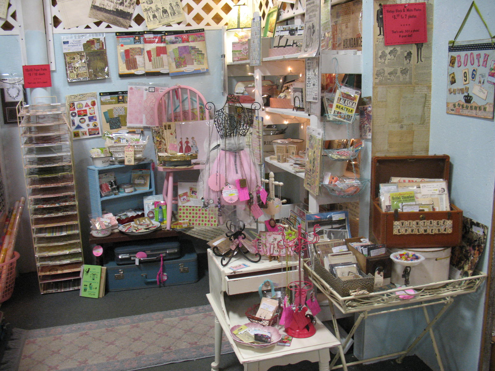 Phoenix Scrapbook Store The Little Scrapbook Store inside the ANTIQUE MALL