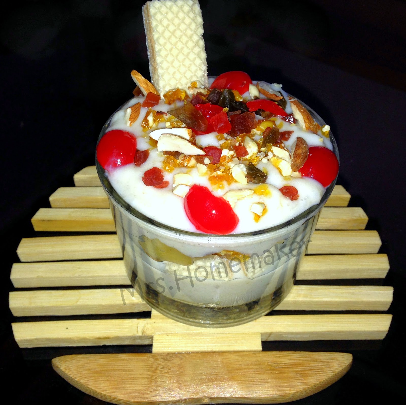 Mrs.Homemaker Banana Pudding (Without Egg )