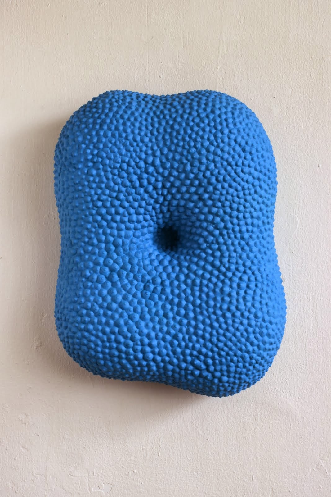 The Blue Pillow, epoxy resin, 56x42x20cm