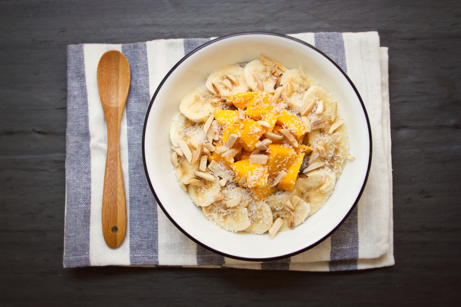 Little Market Kitchen CoconutChia Breakfast Bowl with Mango, Almond