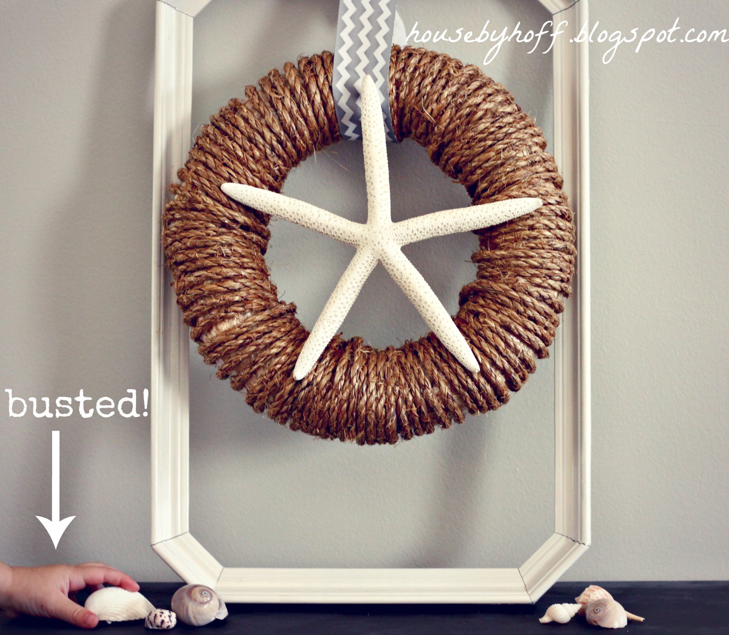 Easy Summer Starfish Wreath House by Hoff
