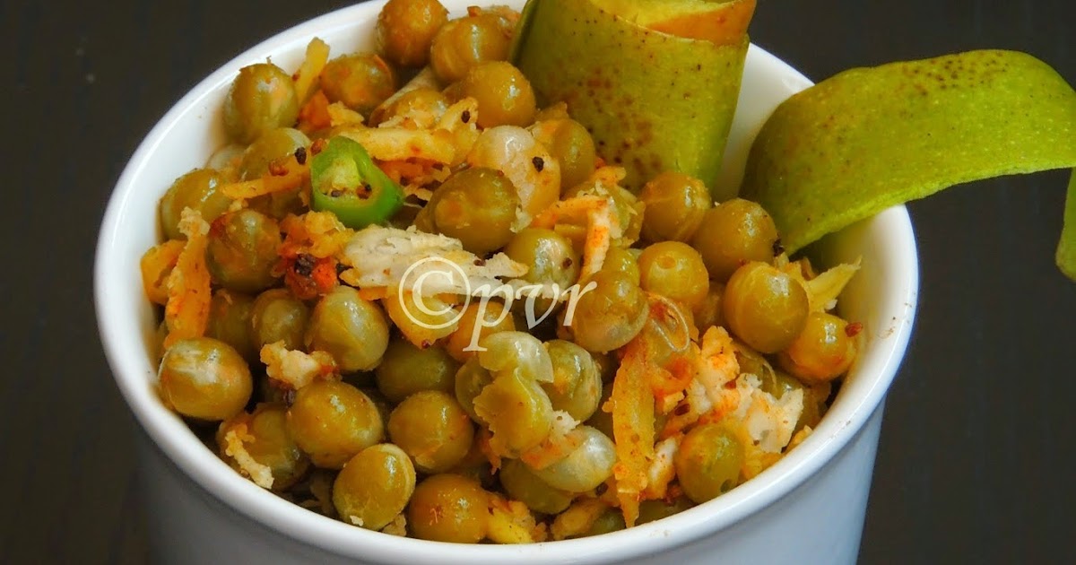Priya's Versatile Recipes Green Peas Masala Sundal