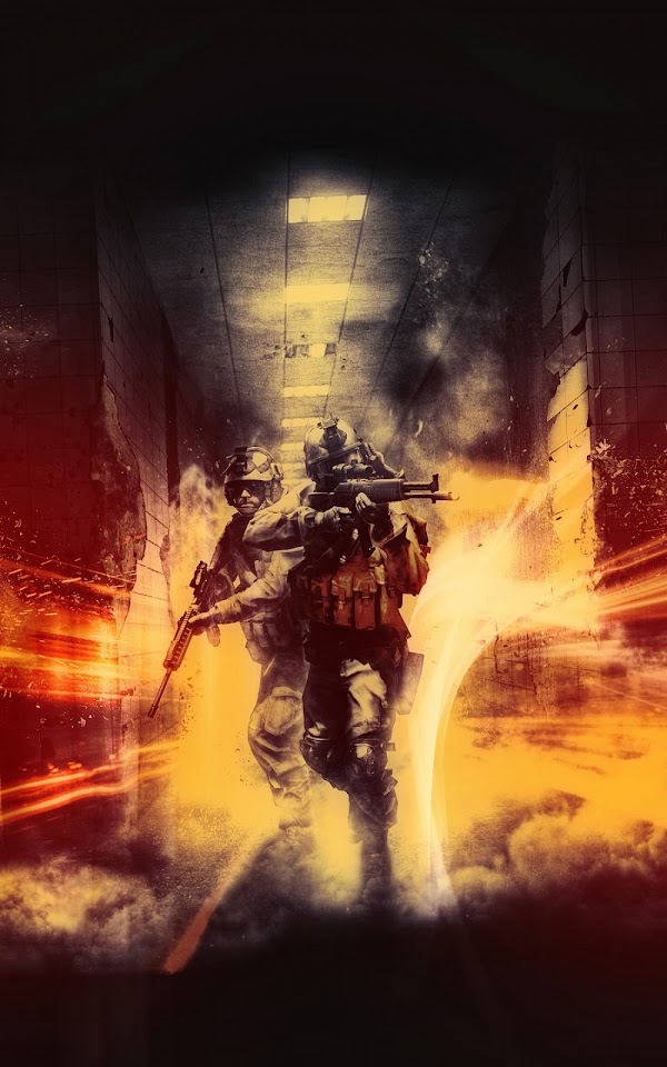Battlefield War Soldiers Combat  Android Best Wallpaper