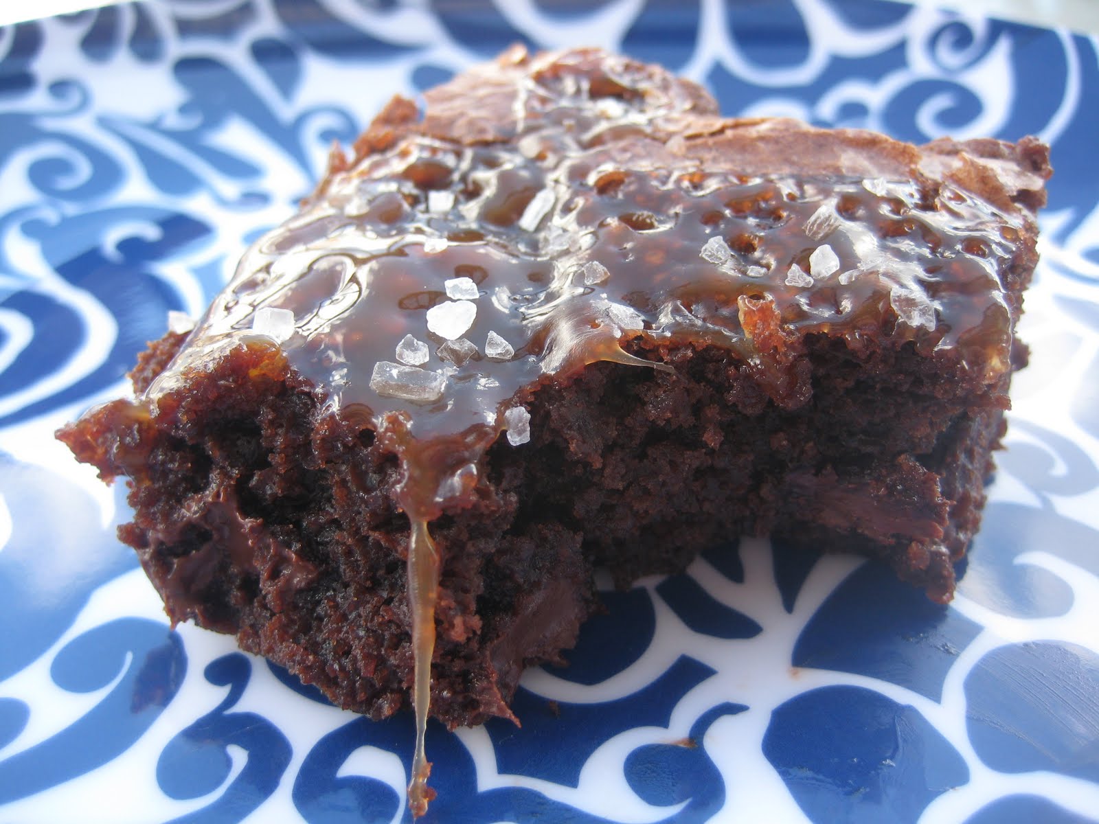 My Fare Foodie. Fleur De Sel Caramel and Browned Butter Brownies