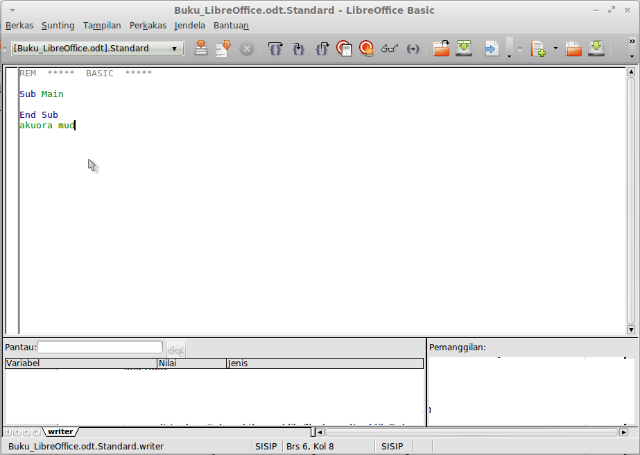 Mengamankan Data Penting Pada Flashdisk 5.tulis_script