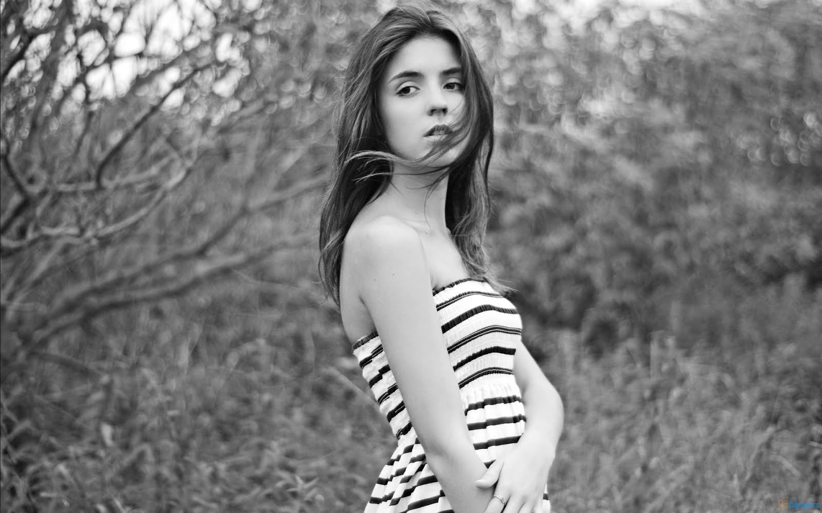 sexy black And White Girl:wallpapers screensavers