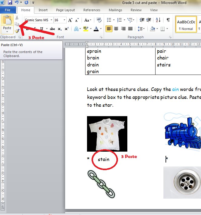 It At San Anton School Working With A Word Processing