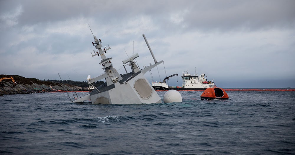 Watch The sinking of the KNM Helge Ingstad looks like it could be a huge loss for the Norwegian navy, as it is one of only five elite frigates. Its very hard for a navy to lose a vessel, Admiral Nils Andreas Stensones, head of the Norwegian navy said Tuesday video Watch The sinking of the KNM Helge Ingstad looks like it could be a huge loss for the Norwegian navy, as it is one of only five elite frigates. Its very hard for a navy to lose a vessel, Admiral Nils Andreas Stensones, head of the Norwegian navy said Tuesday video