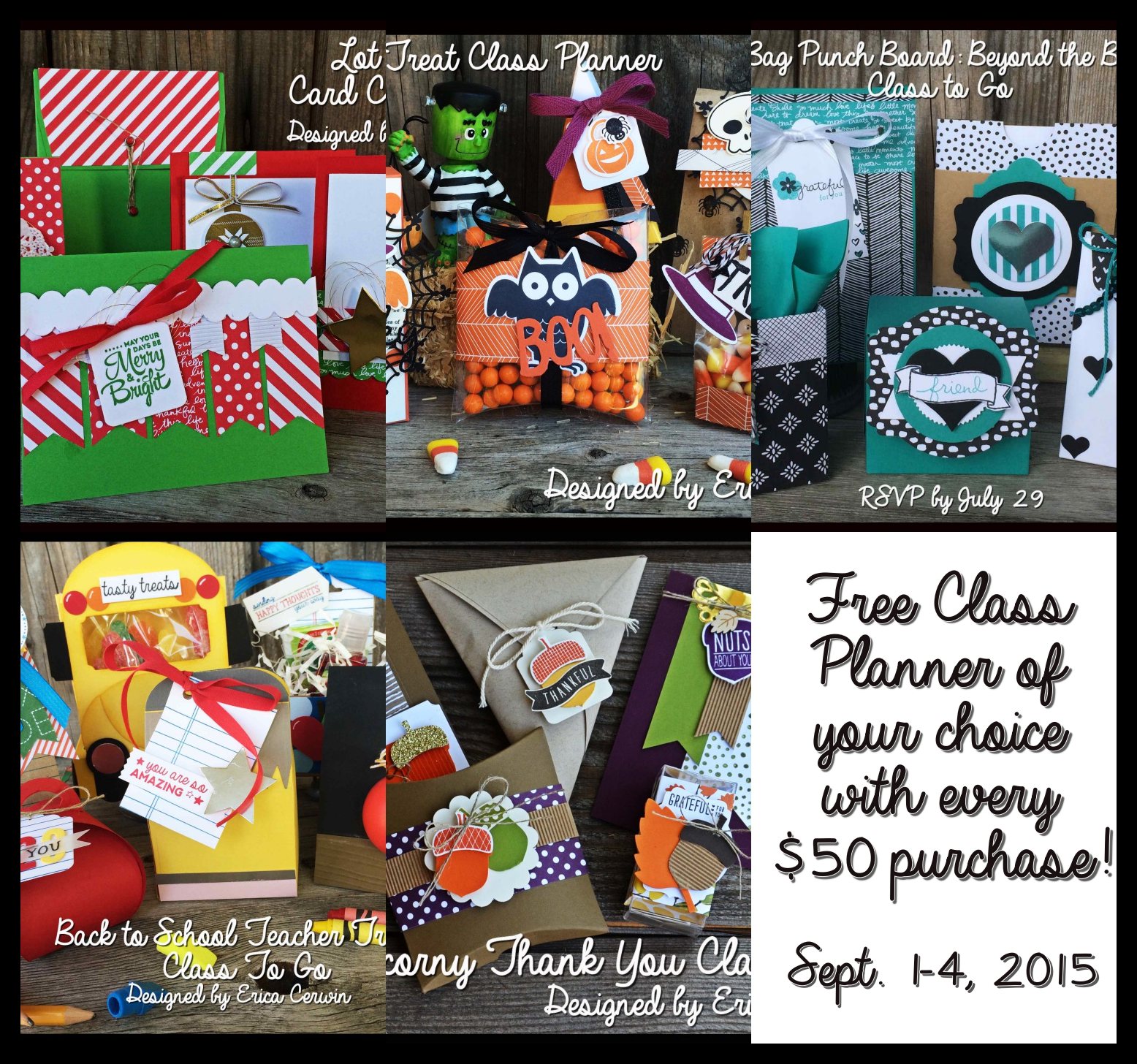 Stampin' Up Howl-O-ween and Sweet Hauntings Card and Treat Class