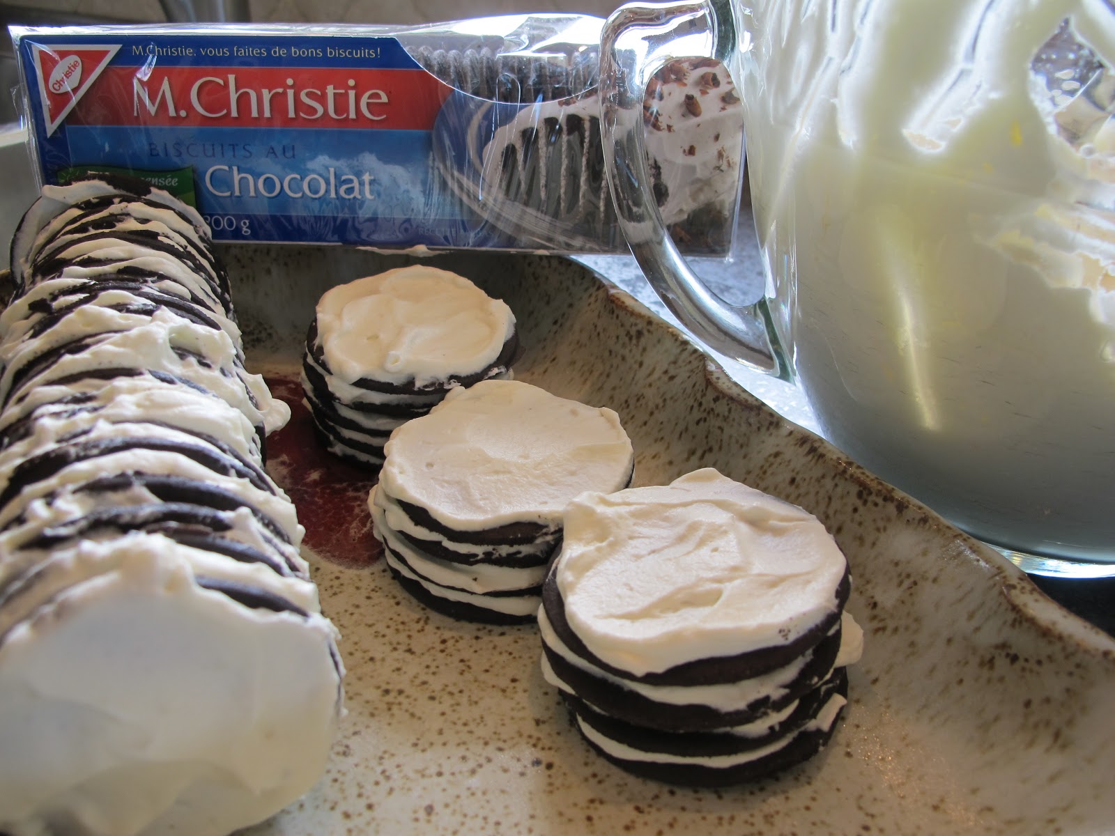 Mennonite Girls Can Cook Chocolate Wafer Log