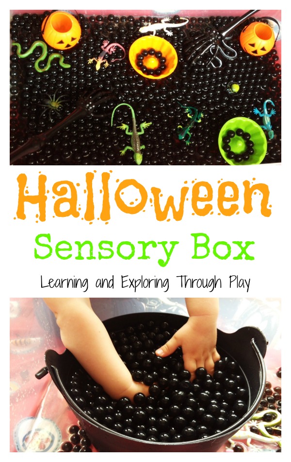 Learning and Exploring Through Play Halloween Sensory Box