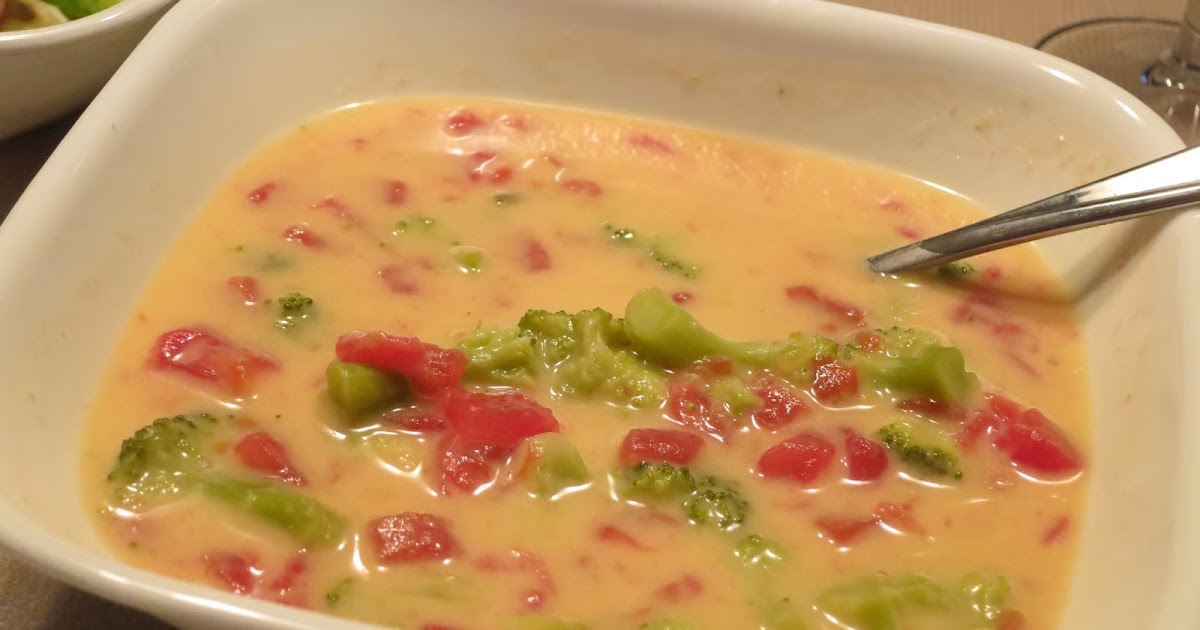 Corners of My Life cheese broccoli soup {lite version}