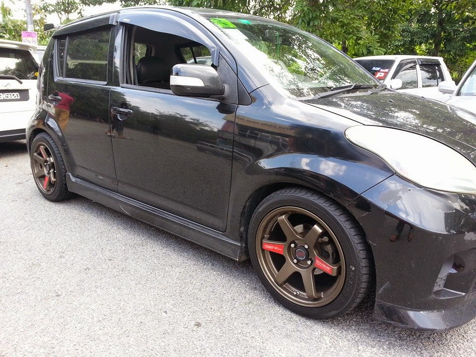 Tips dan Servis Kereta Perodua Masalah Tayar sagat di Fender Myvi