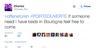 Salah satu tweet tentang #PorteOuverte #PorteOuverte-Paris-France-terror-eiffel-tower-twitter-berita-sharing