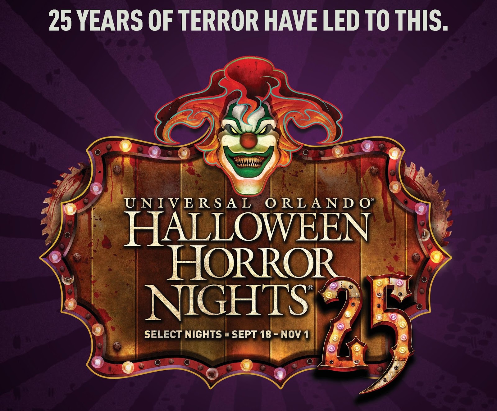 Destinations Diva Celebrate 25 Years of Halloween Horror Nights at