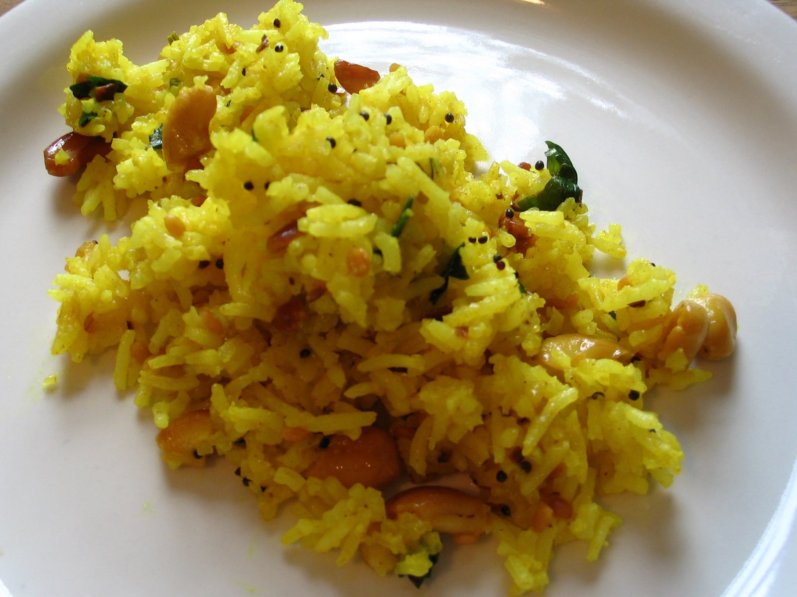 Yellow Lemon Rice with Fried Cashews | Lisa's Kitchen | Vegetarian