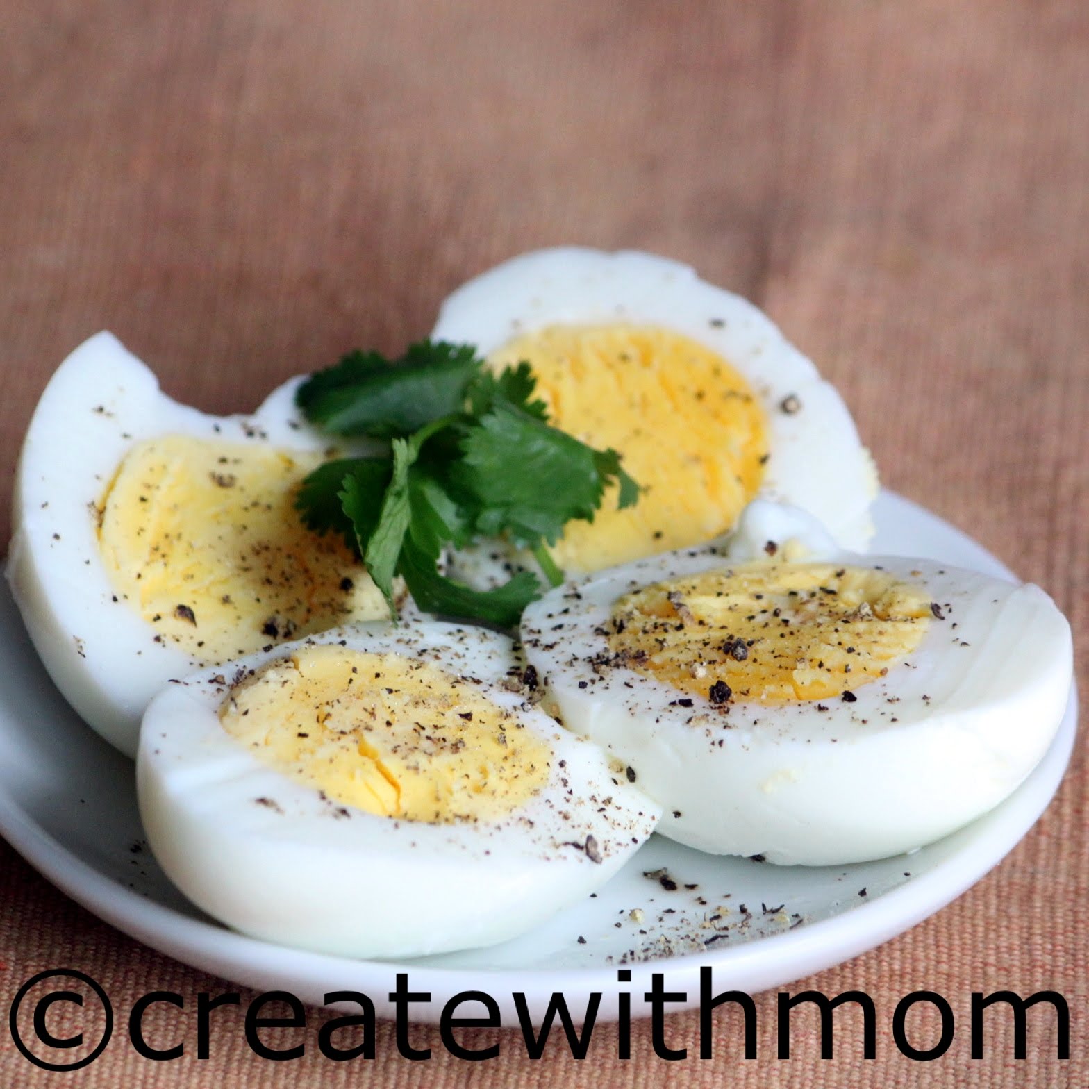Create With Mom: Boiled egg for a quick breakfast