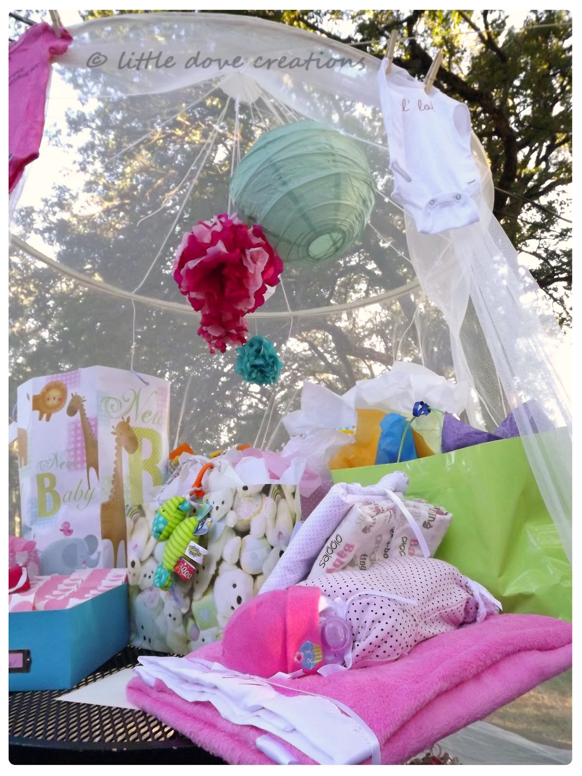 Little Dove Creations "sugar and spice and everything nice" baby shower