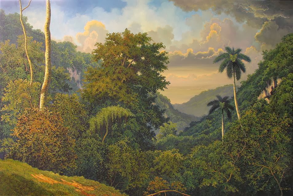 Hanoi Martinez Leon Cuban Landscape Painter Before The Storm