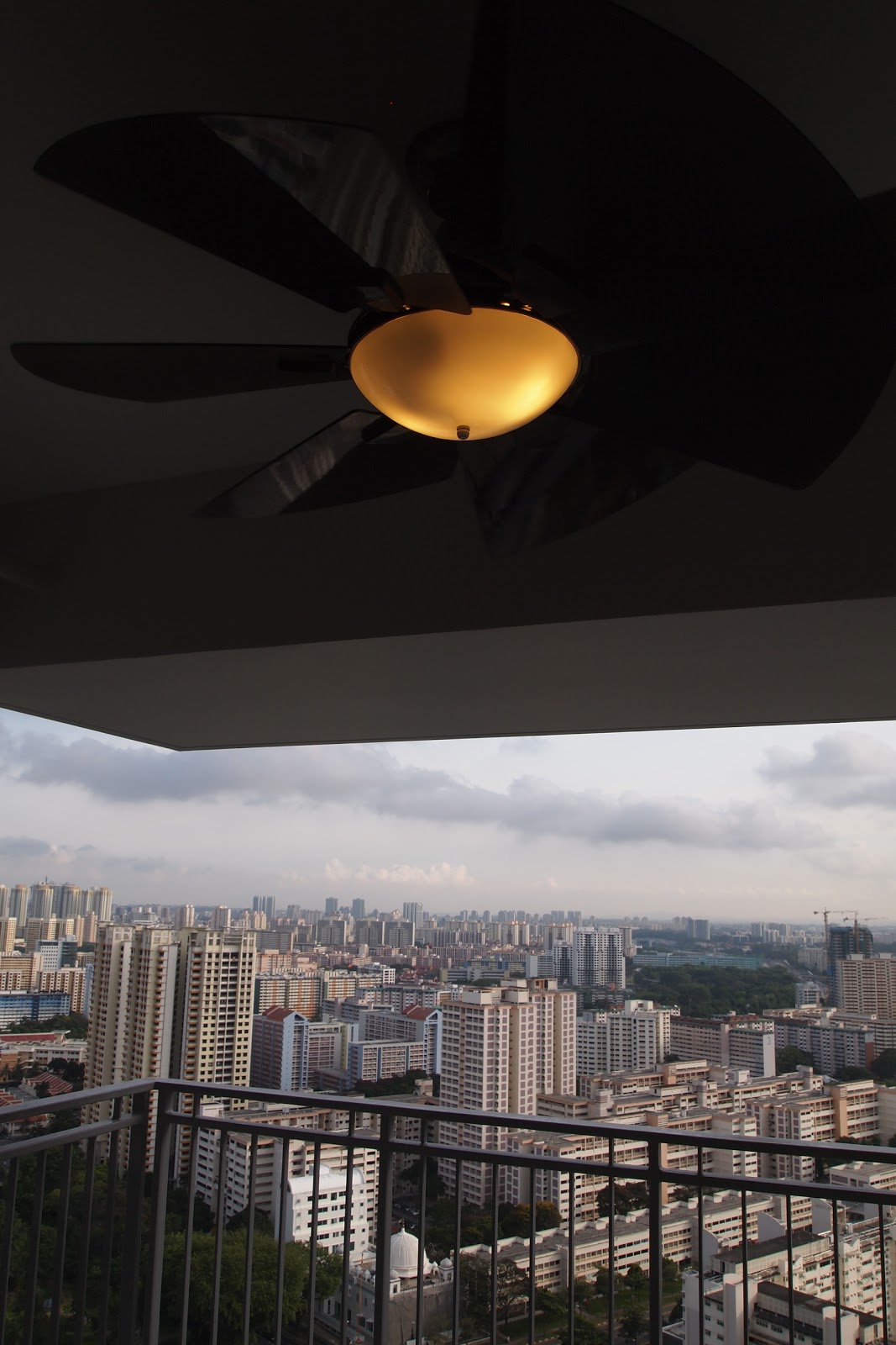 Plaster Ceiling & Partition Drywall Singapore Balcony ceiling fan