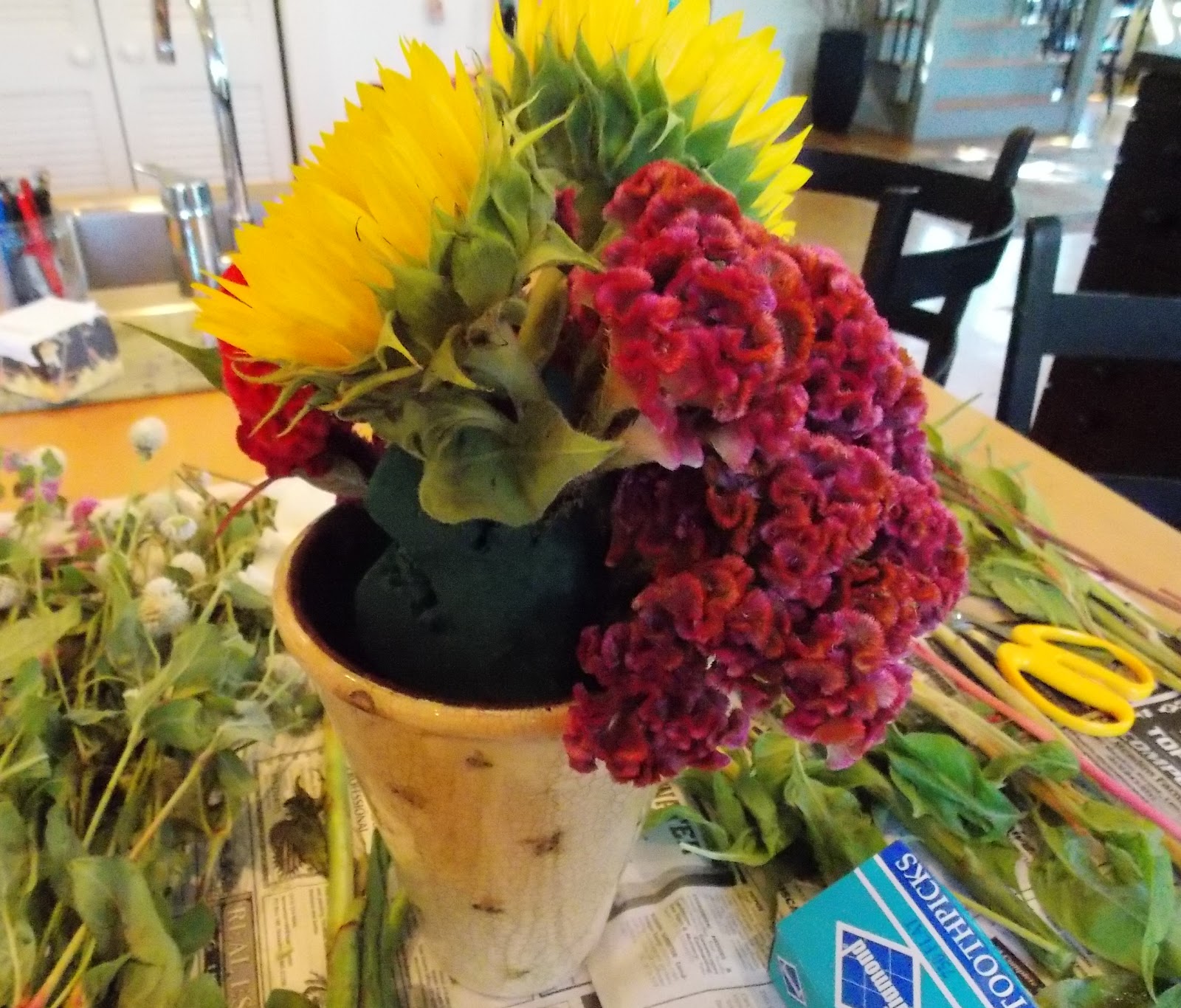 flower flinging Mixed Bouquets, mixed results....