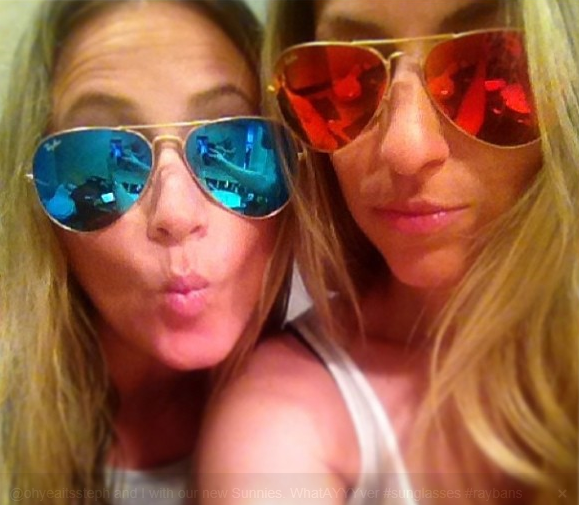 ray ban orange flash