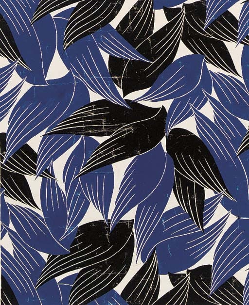 Art Patterns Inspiration: Blue and Black Vintage