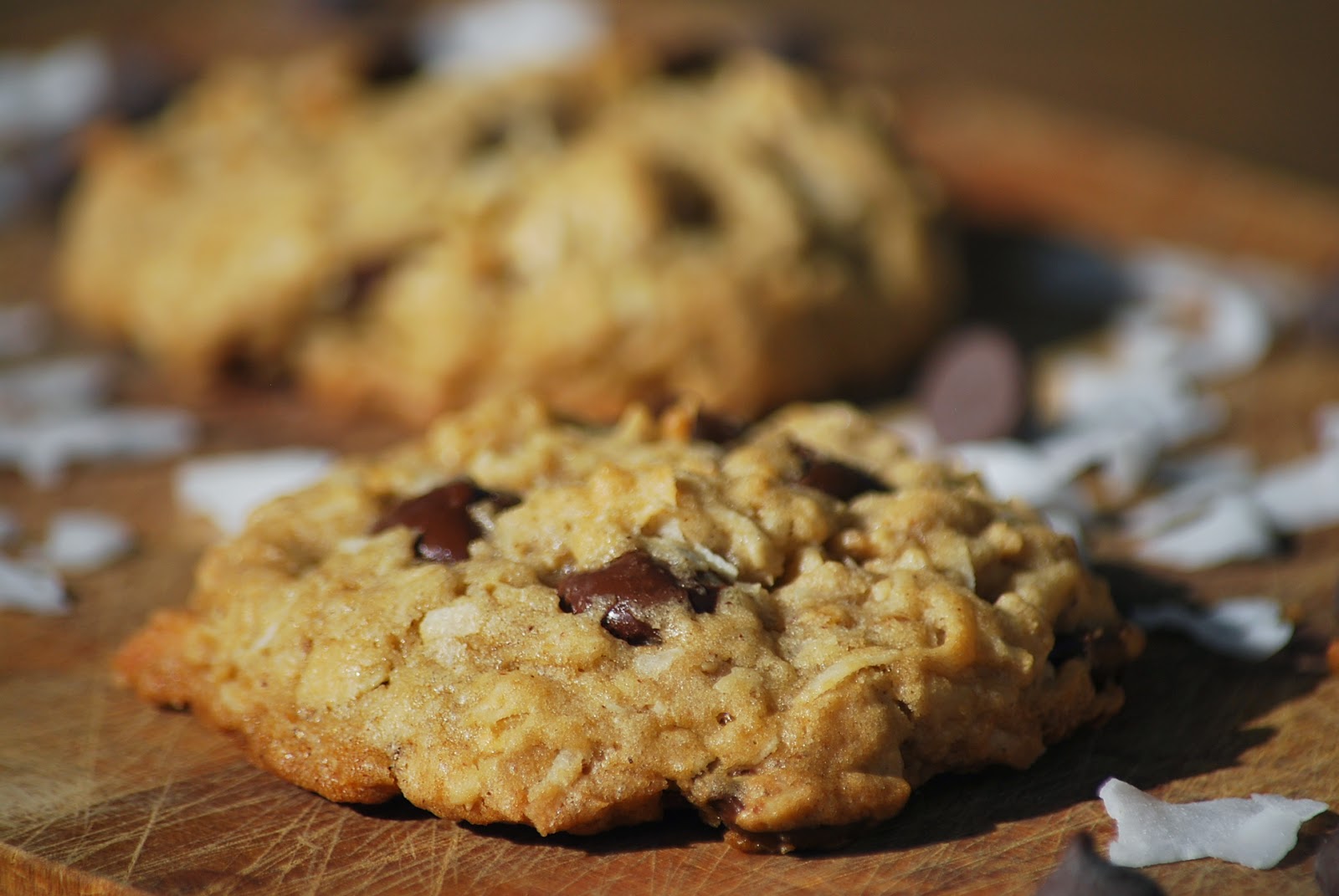 My story in recipes Dark Chocolate Coconut Oatmeal Cookies
