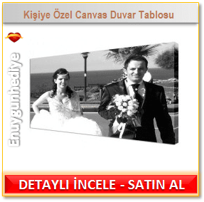 Erkeğe sevgililer günü hediyesi Kişiye Özel Canvas Fotoğraf Giydirme