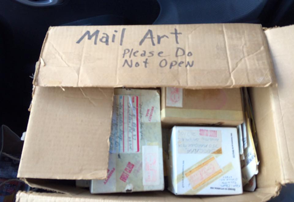 The Box of mail-art.