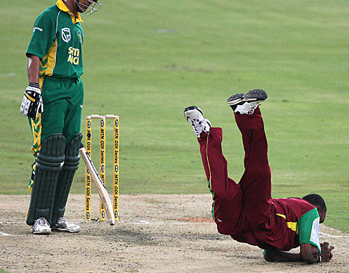  ICC Cricket World Cup Match 7 South Africa vs. West Indies  Dwayne+Bravo
