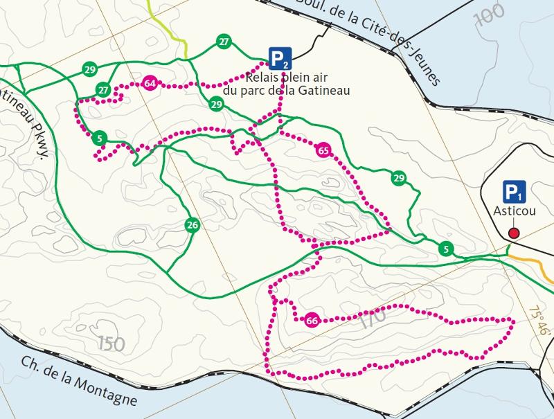 Hiking Trails of Ottawa More New Gatineau Park Snowshoe Trails
