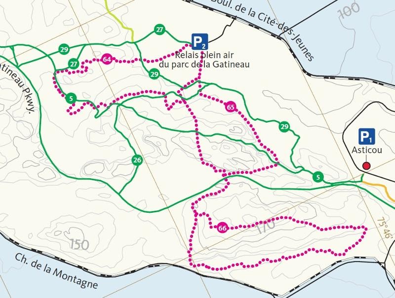 Hiking Trails of Ottawa More New Gatineau Park Snowshoe Trails