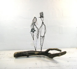 Wire Sculpture Wedding Gift by Idestudiet Wire Sculpture Wedding Gift by Idestudiet