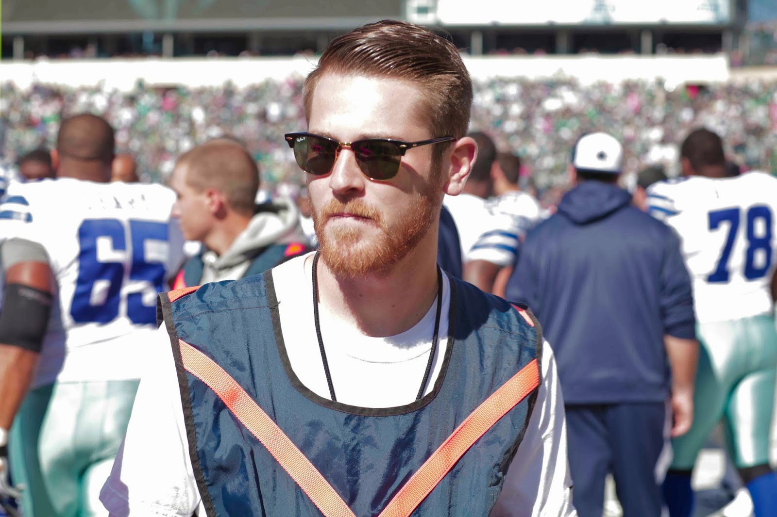 Street Gazing Live from the Philadelphia Eagles game... The flyest