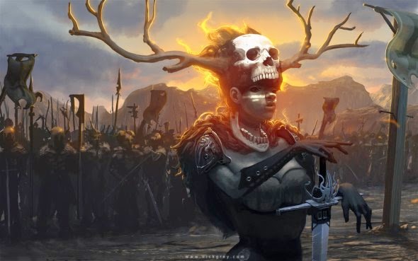 As fantásticas ilustrações de fantasia de Nicholas Grey Nicholas Nick Grey deviantart ilustrações pintura digital fantasia arte conceitual