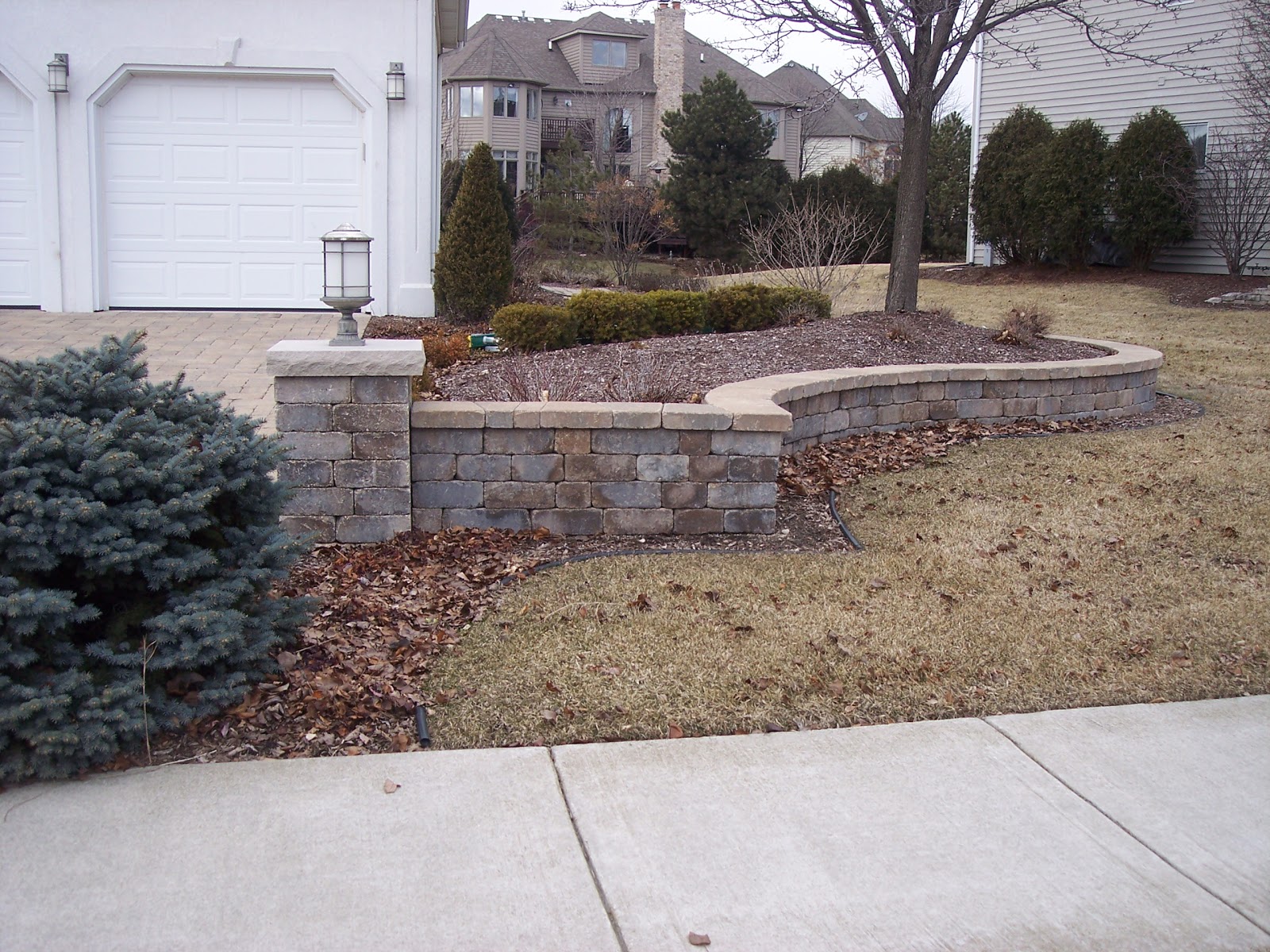 Brick Driveway Image Brick Driveway Pillars