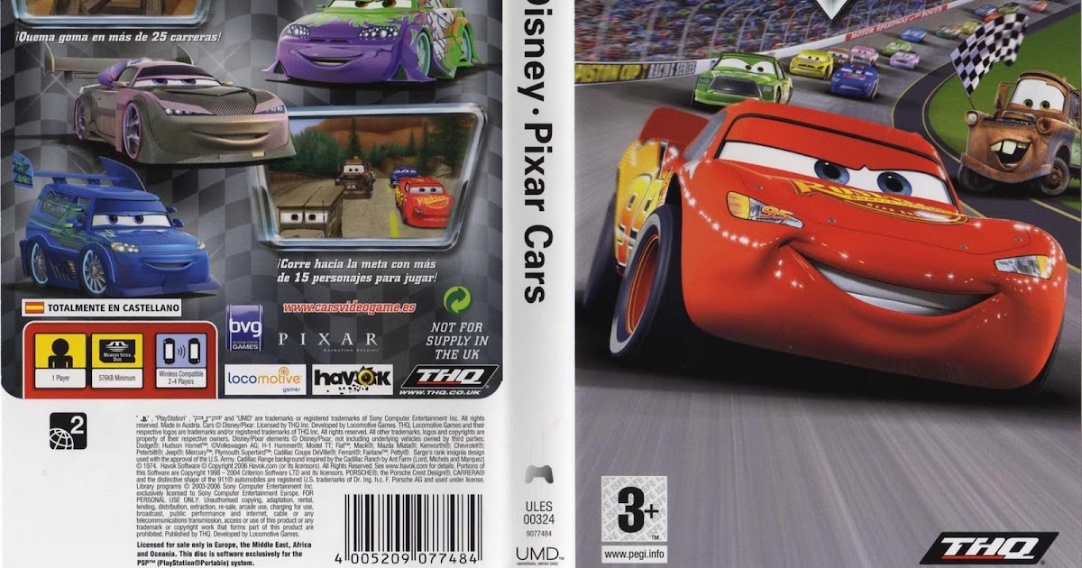 Cars 1 Para PSP [CSO][1 Link] | tu mundo en juegos
