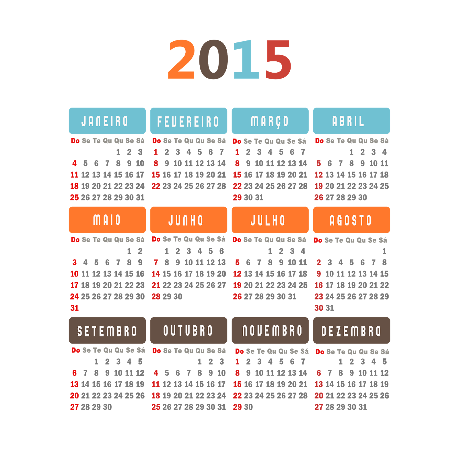 Feriados 2015 Feriados 2015